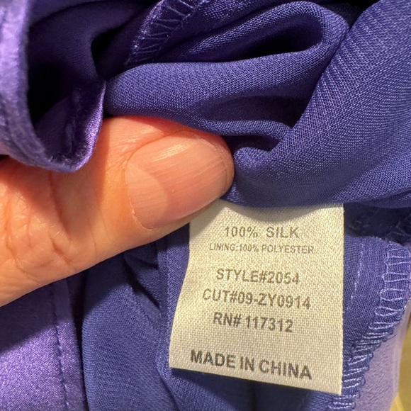 NWT Zoa Double Layered Tank. Color: Cobalt. Size XS - Picture 6 of 7